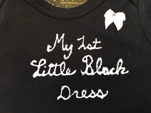 My 1st Little Black Dress Tutu Outfit